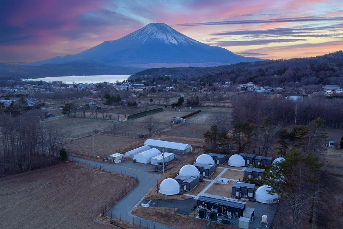 施設から眺める富士山2
